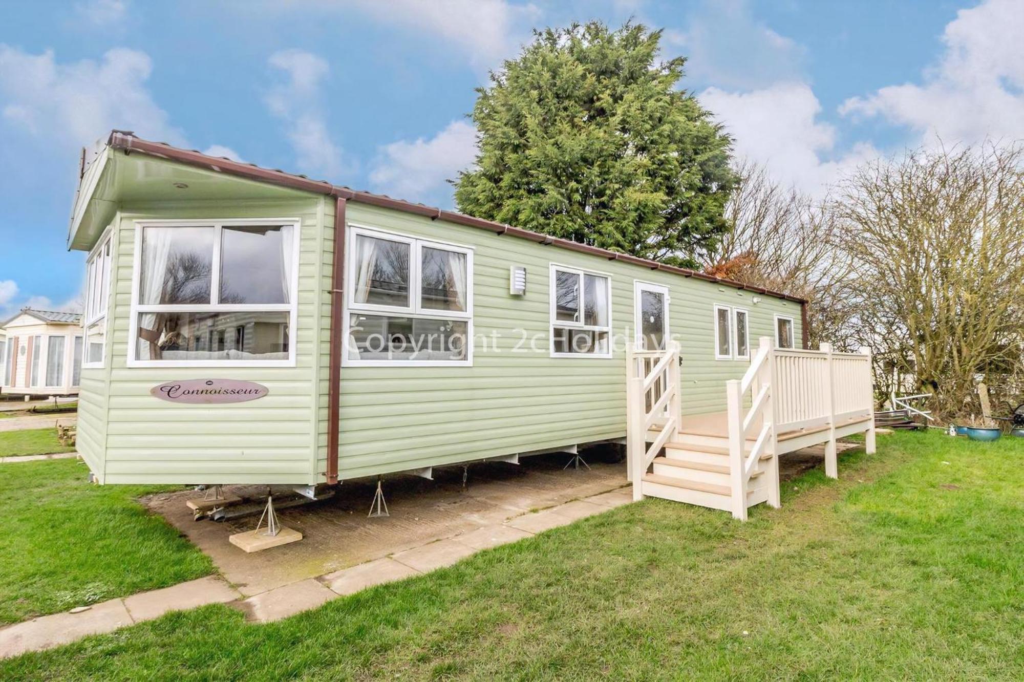 Lovely Caravan For Hire With Decking At Skipsea Sands In Yorkshire Ref 41015Wf Barmston Exteriör bild