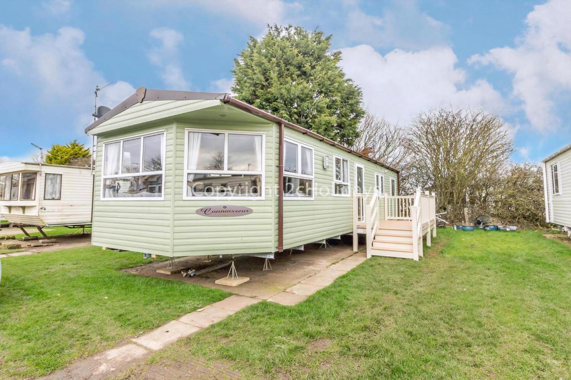 Lovely Caravan For Hire With Decking At Skipsea Sands In Yorkshire Ref 41015Wf Barmston Exteriör bild